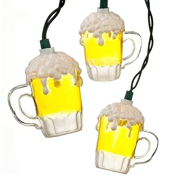 10 Light Beer Mug String Set