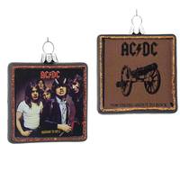 Kurt S. Adler 3.5" AC/DC© Glass - Iconic Album Cover Ornament