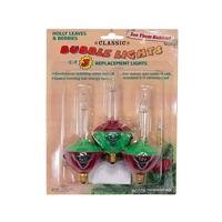 Kurt S. Adler C7 Replacement Multicolor Bubble Light For UL1963 (3 pack)