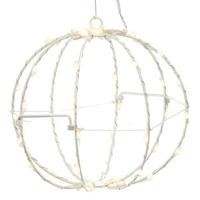 Kurt S. Adler 8" 64-Light Warm White Foldable Sphere LED Christmas Light