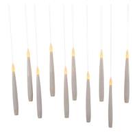 Kurt S. Adler 6" 10 piece Warm White Battery-Operated Floating Candle