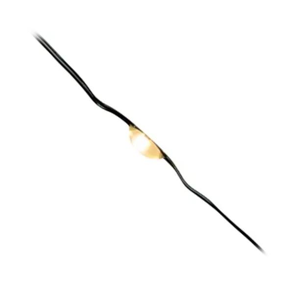 19' 50 Light Green Wire Warm White Battery-Operated Fairy Lights