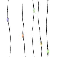 Kurt S. Adler 34' 100 Light Green Wire Dual Color Battery-Operated Superbrite Remote Control Lights