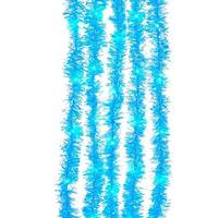 Kurt S. Adler 6.5' 100 Light Silver Wire Blue Tinsel Lights