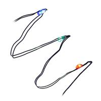 Kurt S. Adler 19' 50 Light Green Wire Multicolor Battery-Operated Fairy Lights