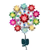 View 11-Light 11" Multicolored Retro Reflector