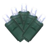 Kurt S. Adler 50 Light 25' Green Wire Cool White Lights 
