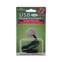 Kurt S. Adler 18" USB Power Connect+™ CR2032 Converter