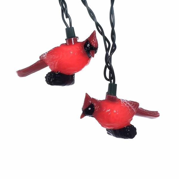 10 Light Green Wire Cardinal String Set