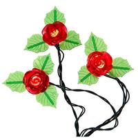 Kurt S. Adler 12' 10 Light Red Rose String Set