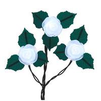 Kurt S. Adler 12' 10 Light Frosted Rose String Set