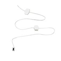 Kurt S. Adler 6' USB Power Extension Cord+™ With White Wire and 6 Ports