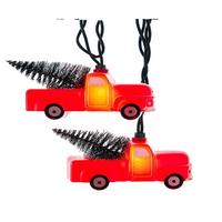 Kurt S. Adler 10 Light 9' UL Red Pick-Up Truck Light Set