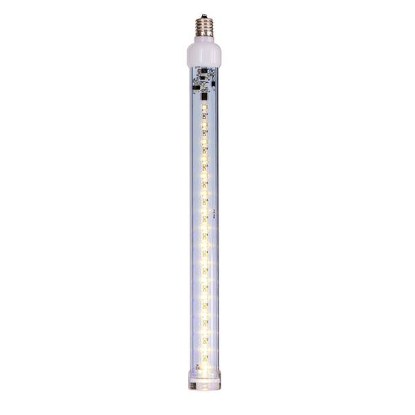 12" Warm White C9 Base Snow Fall LED Tube Lights (5 Pack)