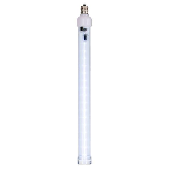 12" Cool White C9 Base Snow Fall LED Tube Lights (5 Pack)