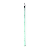 Vickerman 24" Green C9 Base Snow Fall LED Tube Lights (5 Pack)