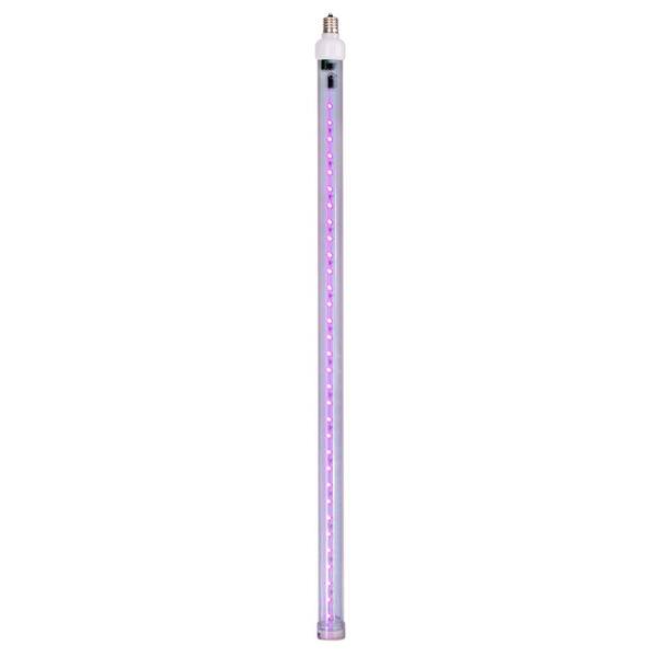 24" Pink C9 Base Snow Fall LED Tube Lights (5 Pack)