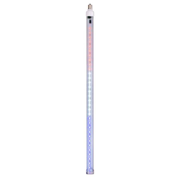 24" Red / White / Blue C9 Base Snow Fall LED Tube Lights (5 Pack)