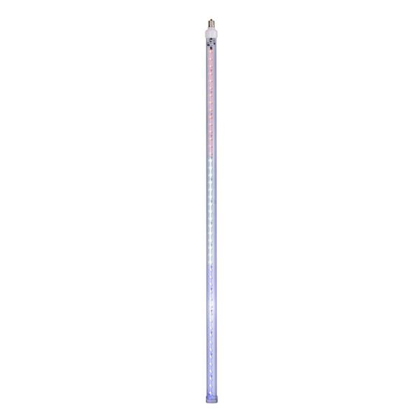 36" Red / White / Blue C9 Base Snow Fall LED Tube Lights (5 Pack)