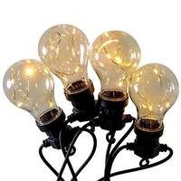 Kurt S. Adler 9' Plug-In Super Bright Edison Warm White LED String Light Set