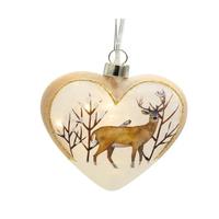Kurt S. Adler 4.33" Illuminated Gems USB Lighted Glass Heart Ornament