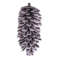 Vickerman 7" Snowy Glitter Pinecone Ornament (3 Pack)