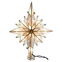 Kurt S. Adler 10 Light 10.5" Bethlehem Star Christmas Tree Topper