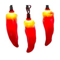 Kurt S. Adler 10 Light 9' Red Chili Pepper String Light Set