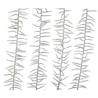 Kurt S. Adler 16' 480 Light Clear Wire Multi-Color Multifunction Cluster Garland Lights