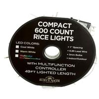 Kurt S. Adler 49' 600 Light White Wire Cool White Lights 