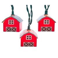 Kurt S. Adler 10 Light 9' UL Barn Light Set