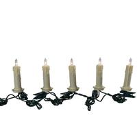 Kurt S. Adler 18' 10 Light Incandescent White Clip-On Extended Light Set