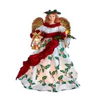Kurt S. Adler 10 Light 16" UL Holiday Formal Angel Tree Topper