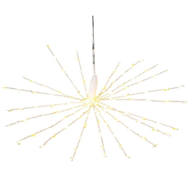 12" 3D Warm White/Cool White Fairy 120 Light LED Starburst Light