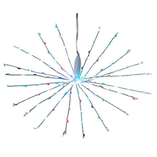 12" 3D Multi-Color Fairy 120 Light LED Starburst Light