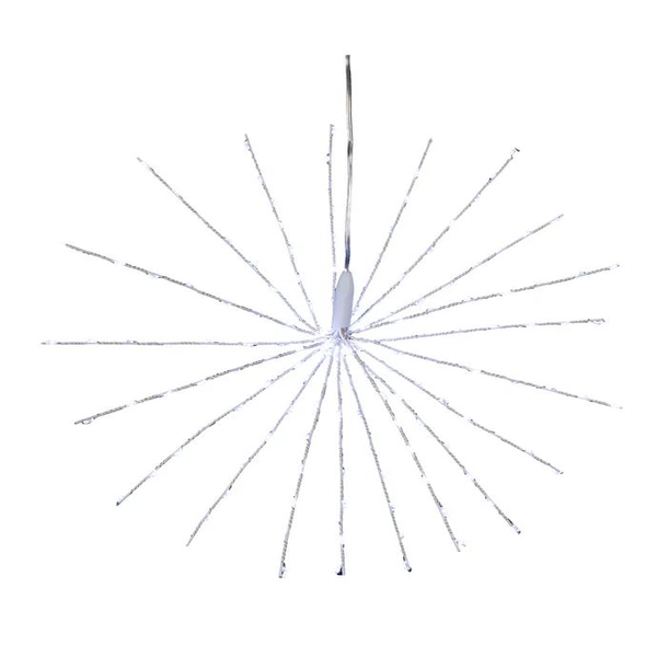16" 160L Cool White Fairy LED Starburst Light 