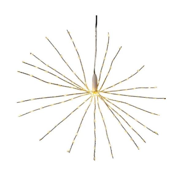 16" 160L Warm White Fairy LED Starburst Light 