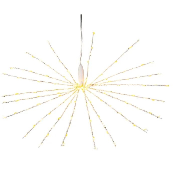 16" 160L Warm White & Cool White Fairy LED Starburst Light 