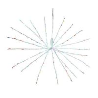 Kurt S. Adler 16" 160L RGB Twinkle Fairy LED Starburst Light 
