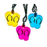 Kurt S. Adler 10 Light 9' UL Flip-Flops Light Set