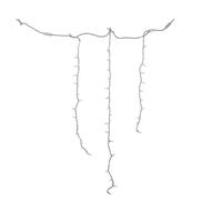 Kurt S. Adler 196 Light 9.4' UL Cool White LED Jingle Bright Icicle Light Set