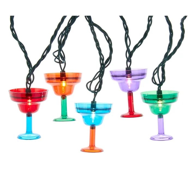 10 Light 9' UL Margarita Glass Light Set