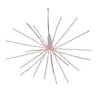 Kurt S. Adler 12" 3D Red Fairy 120 Light LED Starburst Light