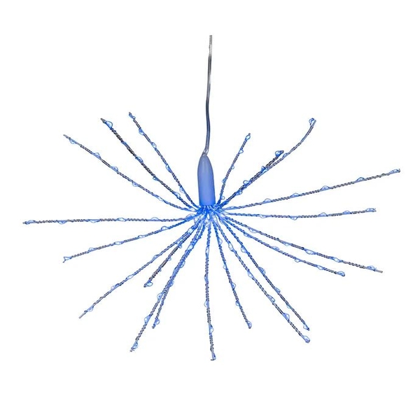 12" Twinkling Blue Fairy 120 Light LED Starburst Light