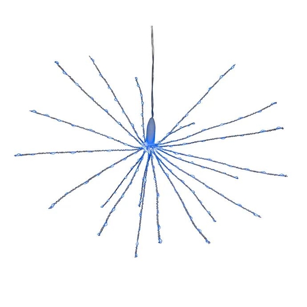 16" 160L Blue Fairy LED Starburst Light 