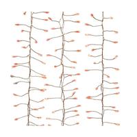 Kurt S. Adler 8' 240L RGB Multifunction Multicolor LED Fairy Cluster Garland Lights With Remote