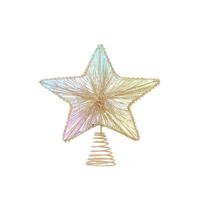 Kurt S. Adler 11.5" 27 Light Multicolor LED SMD Star Tree Topper
