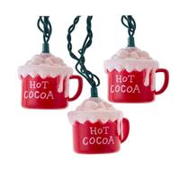 Kurt S. Adler 10 Light 9' UL "Hot Cocoa" Light Set