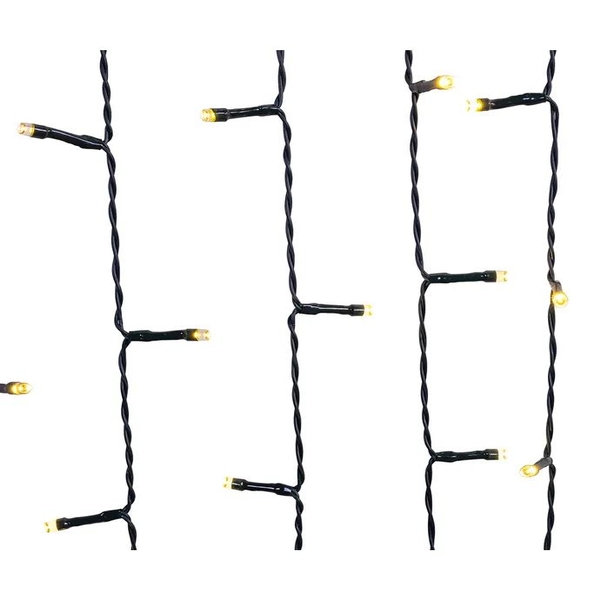 48 Light 11.75' Battery Operated Multifunction Warm White Jingle Bright™ Fairy Light Set 