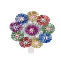 Kurt S. Adler 10 Light 8.5" UL Multicolor Retro Star Treetop